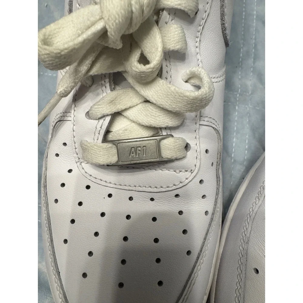 Nike Air Force 1 Low White Leather Sneakers‎ Casual Shoes